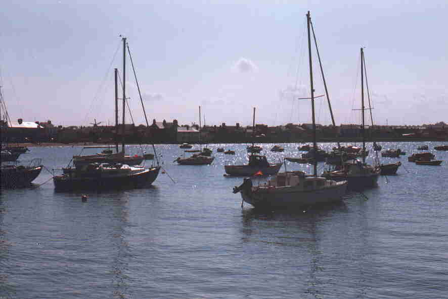 Skerries Marina and its boats